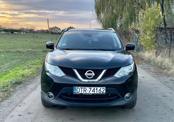 Nissan Qashqai cena 54900 przebieg: 115000, rok produkcji 2015 z Trzebnica małe 254